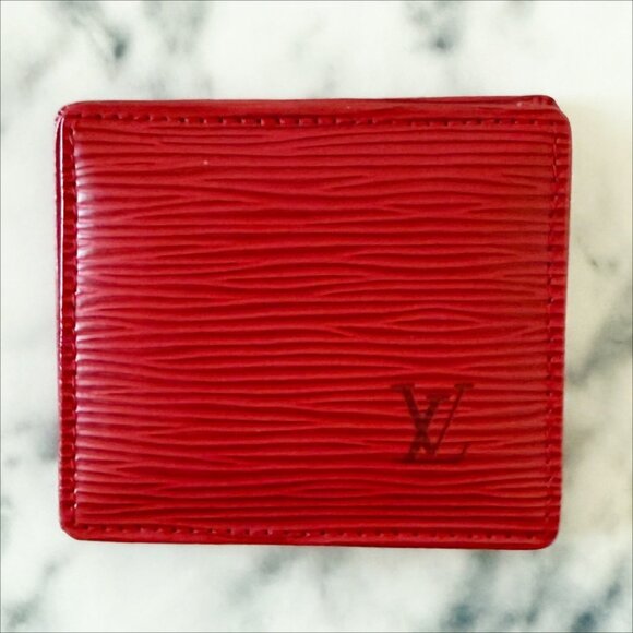 Louis Vuitton Handbags - Louis Vuitton Red Epi Coin Pouch Wallet